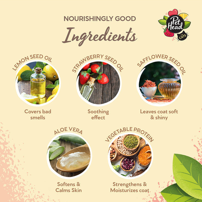 Pet Head | Felin' Good Lemonberry Nourishing Shampoo for Cats - 300ml