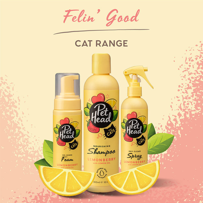 Pet Head | Felin' Good Lemonberry Nourishing Shampoo for Cats - 300ml