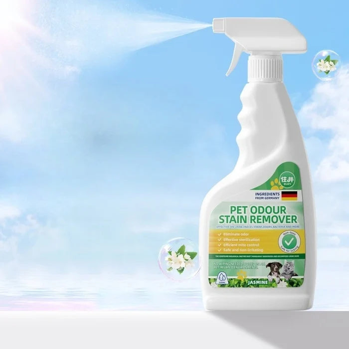 Pet Odor Eliminator Spray for Dogs & Cats – Enzyme Deodorizer & Urine Odor Remover