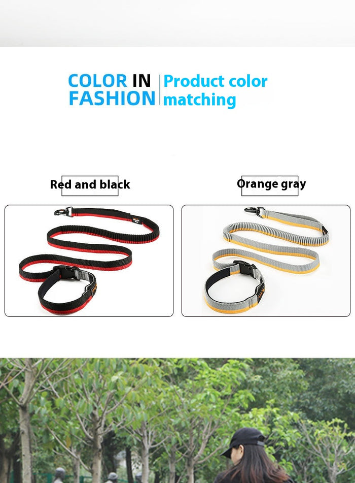 Pet Running Traction Belt with Explosion-Proof Handheld Rope