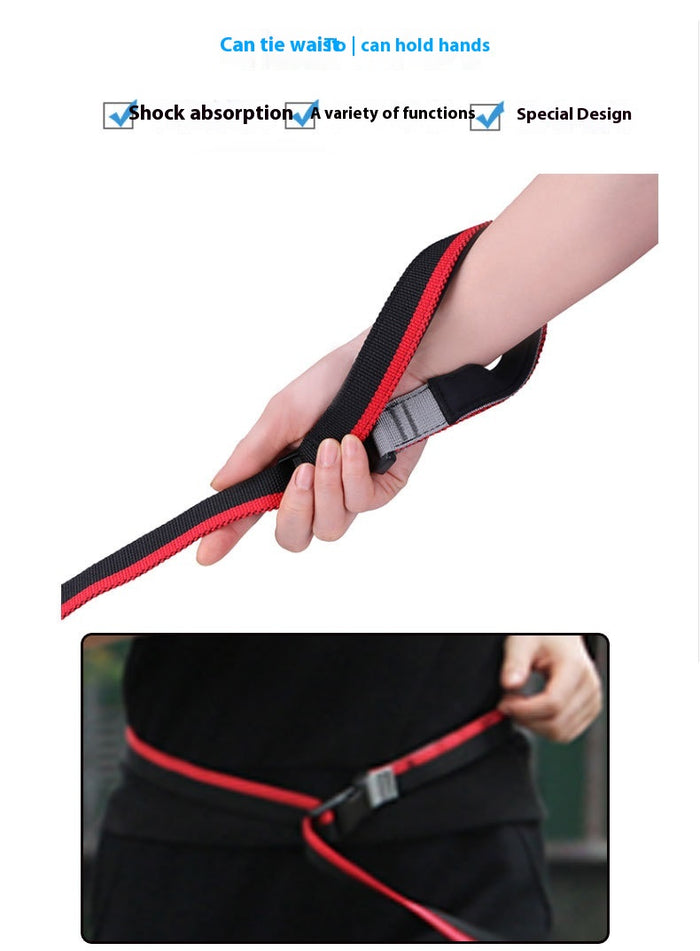 Pet Running Traction Belt with Explosion-Proof Handheld Rope