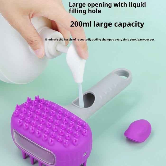 Pet Shower Brush for Bathing and Hair Cleaning