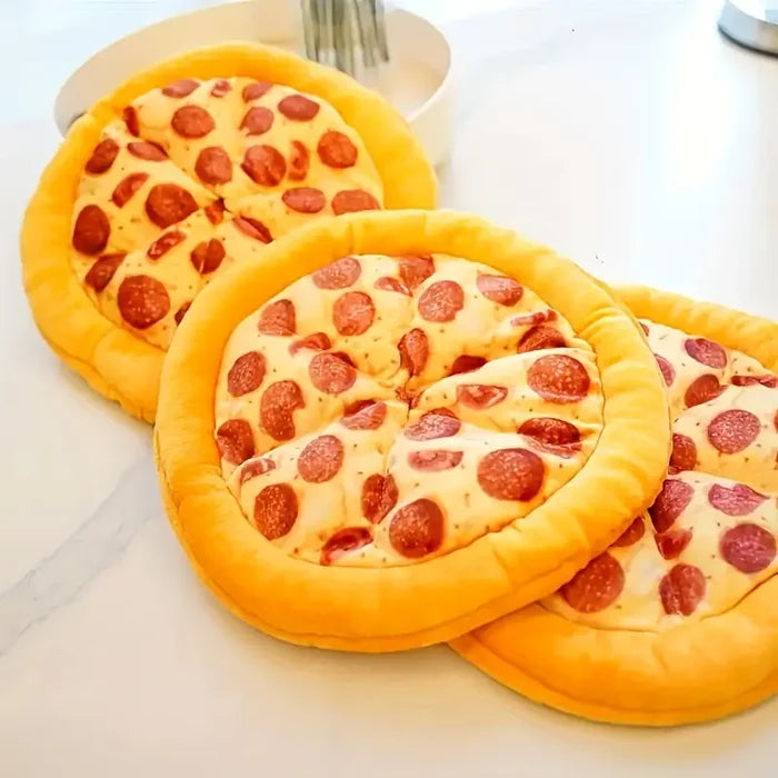 Pizza Plush Toy | Dog Toy – Squeaky Crinkle Fun