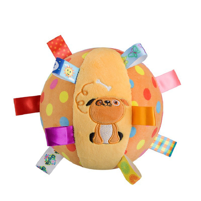 Plush Bell Ring Interactive Pet Toy Ball