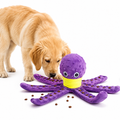 Plush Dog Snuffle Toy Octopus Puzzle | Interactive Slow Feeder for Puppies
