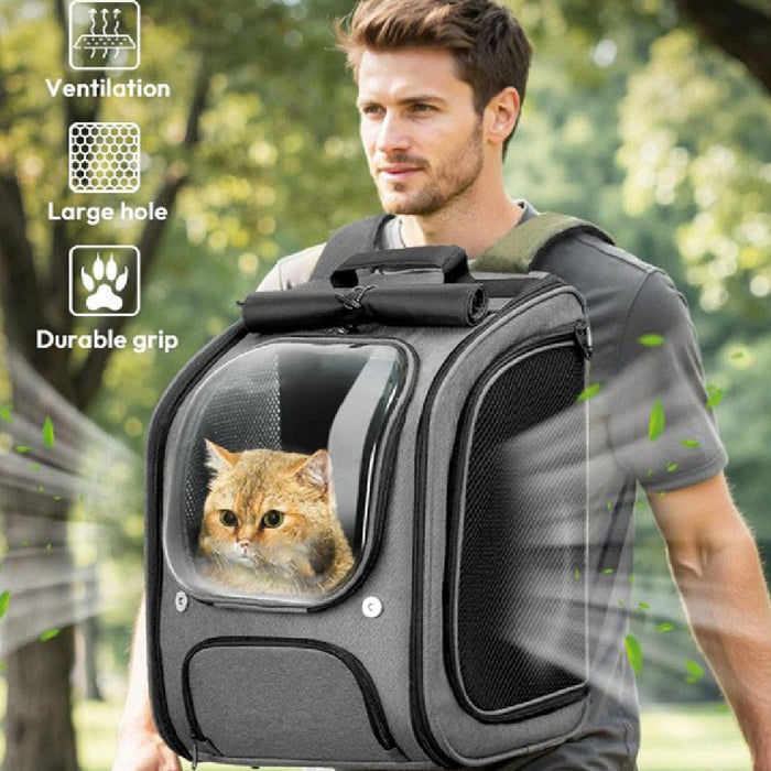 Portable Aviation-Style Pet Fashion Backpack