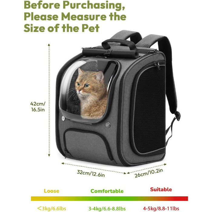Portable Aviation-Style Pet Fashion Backpack