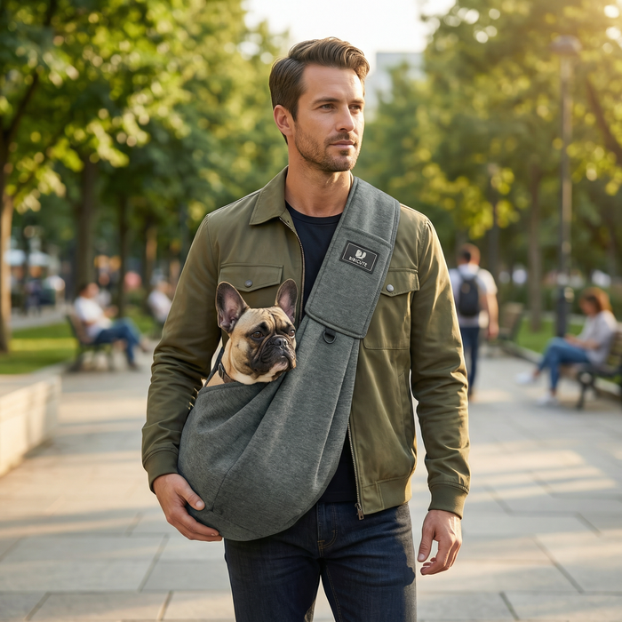 Portable Dog Shoulder Carrier Backpack | Breathable Water-Resistant Pet Bag
