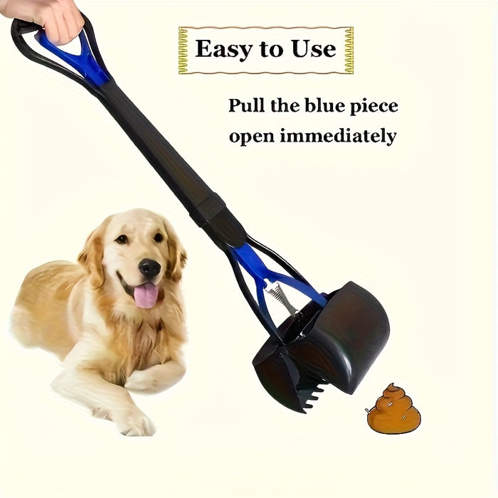Portable Foldable Dog Poop Scooper | Heavy-Duty Pet Waste Picker for Grass & Gravel