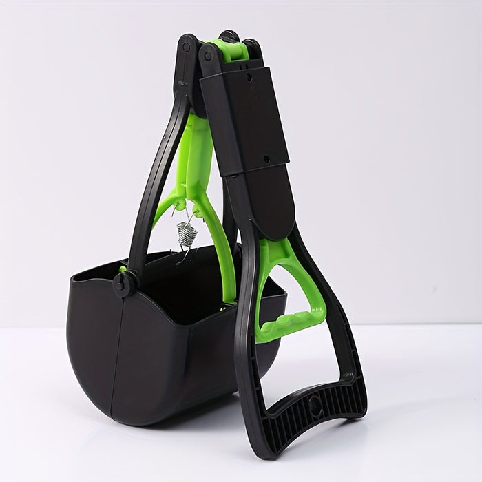 Portable Foldable Dog Poop Scooper | Heavy-Duty Pet Waste Picker for Grass & Gravel