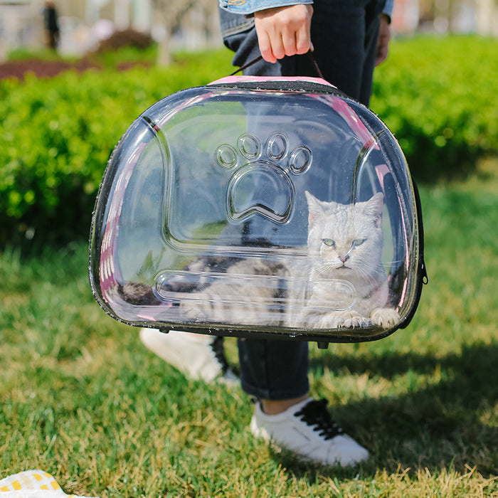 Portable Full Transparent Pet Backpack for Travel