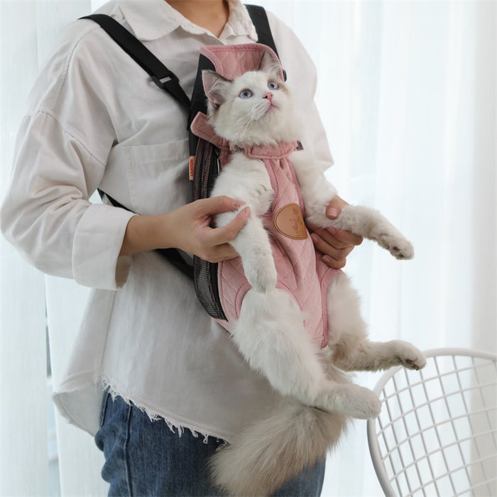 Portable Pet Backpack for Spring Outings