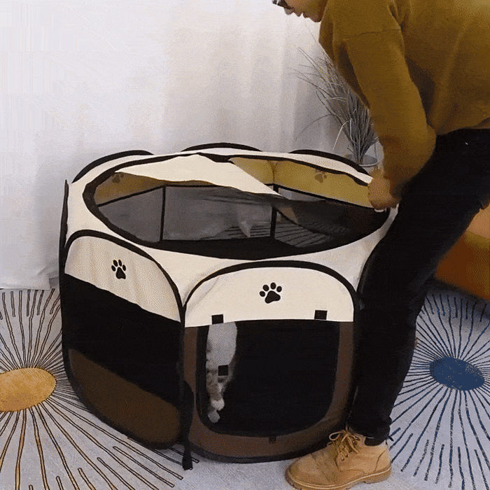 Portable Pet Tent | Lightweight Foldable Cat & Dog Playpen