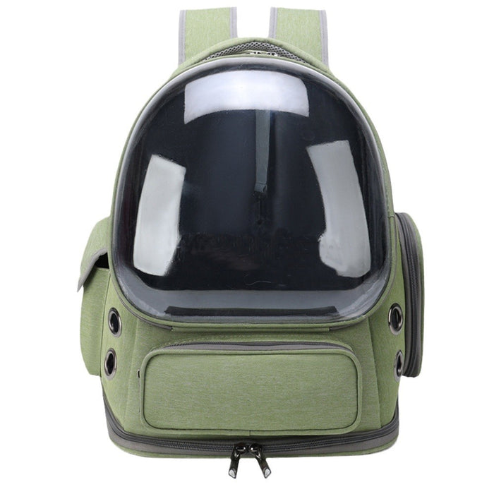 Portable Transparent Pet Backpack and Diaper Bag