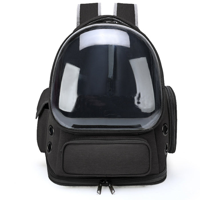 Portable Transparent Pet Backpack and Diaper Bag