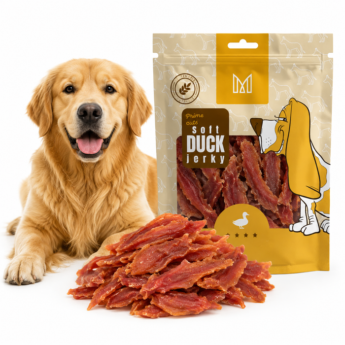 Premium Duck Breast Dog Treats 500g | 92% Meat Natural Training Snacks