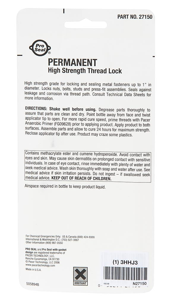 Proseal Liquid Thread Locker