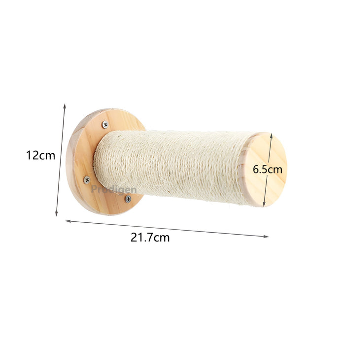 PurrMount Board | Wall-Mounted Cat Climbing Shelf with Scratching Post