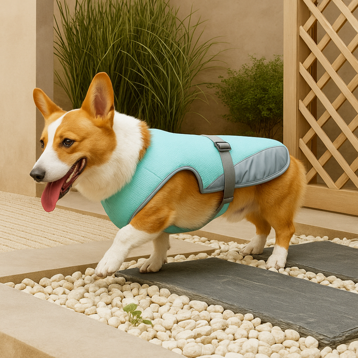 Quick-Dry Cooling Dog Vest | Reflective, Lightweight & Safe for Outdoor Use