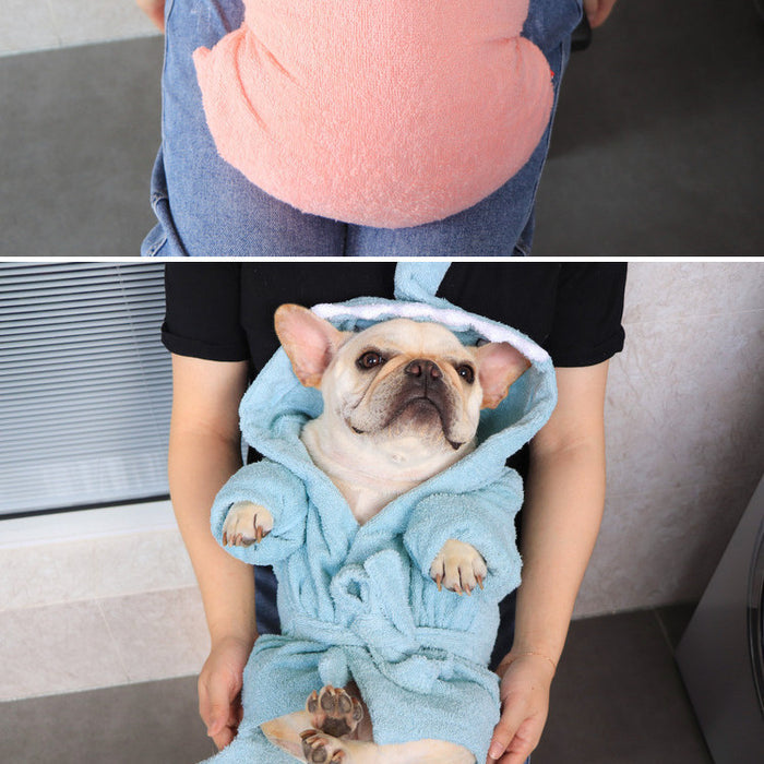 Quick-Drying Absorbent Towel Pet Bathrobe for Bathing Supplies