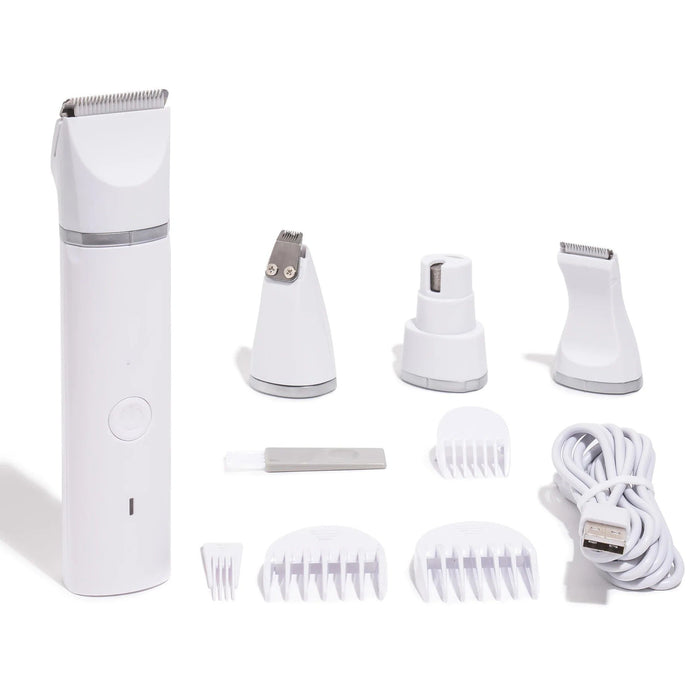Quiet Cordless Pet Trimmer for Dogs & Cats | USB Rechargeable Grooming Kit