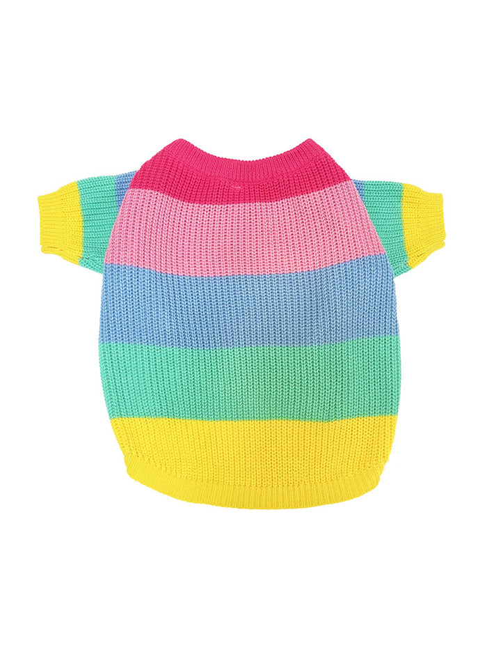 Rainbow Pet Sweater