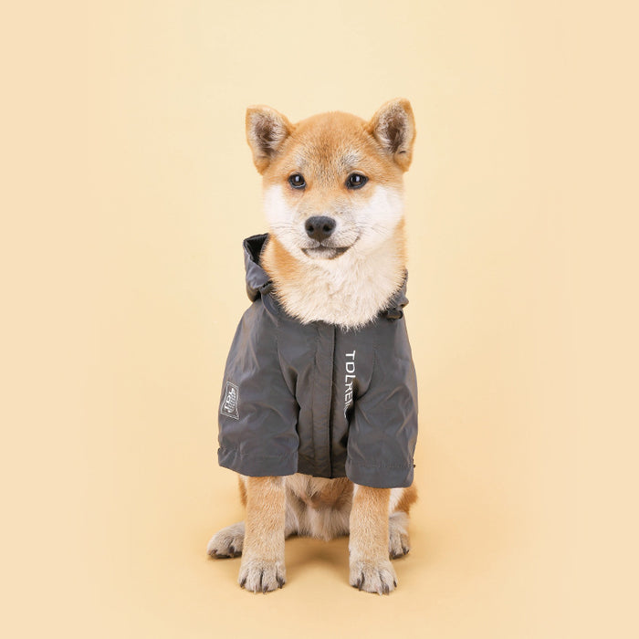 Rainproof Hooded Jacket for Small and Medium Pets