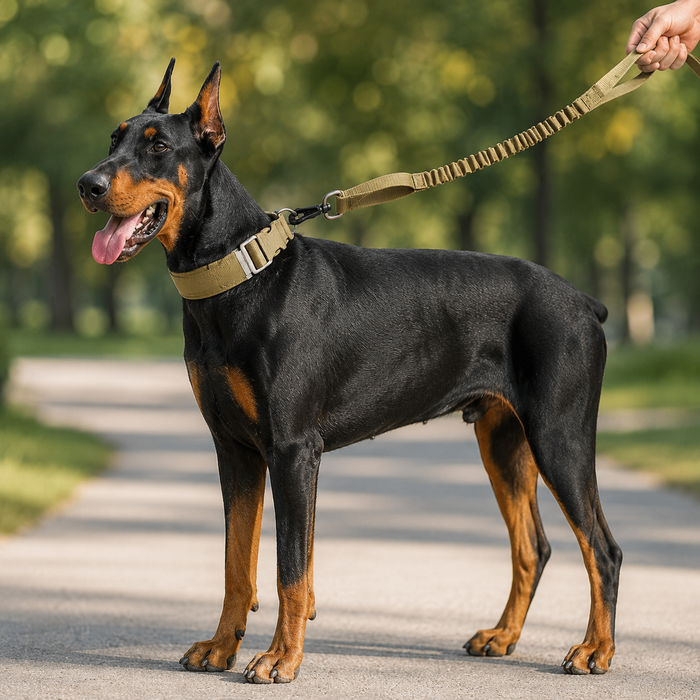 RangerPro Tactical Dog Collar & Leash Set for Dogs – Heavy-Duty Nylon Training Collar