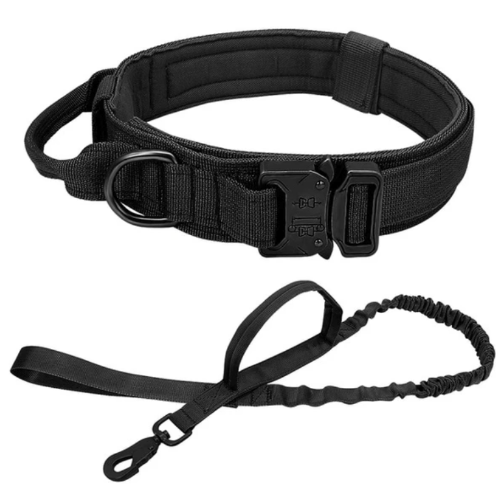 RangerPro Tactical Dog Collar & Leash Set for Dogs – Heavy-Duty Nylon Training Collar