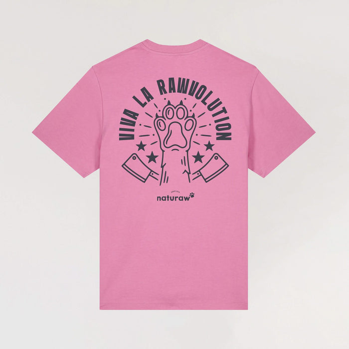Rawvolution T Shirt - Cotton Pink - Naturaw