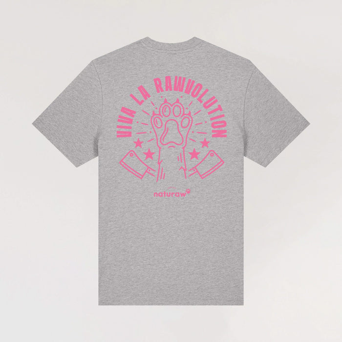 Rawvolution T Shirt - Heather Grey - Naturaw