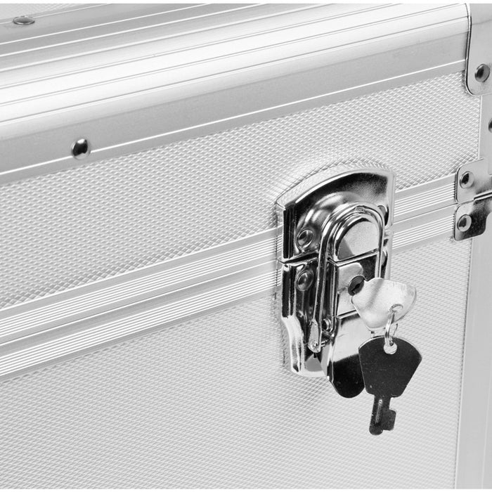 RC80S Record Case Silver  80x12inch