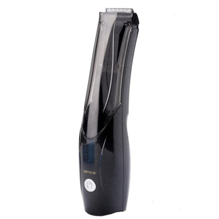 Rechargeable Pet Hair Trimmer | Cordless Dog Grooming Clipper with Built-In Vacuum