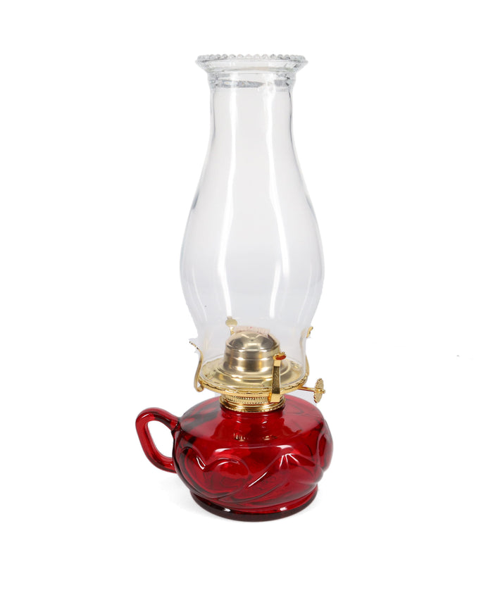 Red United Hearts Finger Lamp with Brass Plated Hardware (67470RB)