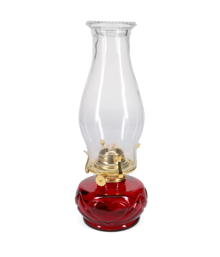 Red United Hearts Finger Lamp with Brass Plated Hardware (67470RB)