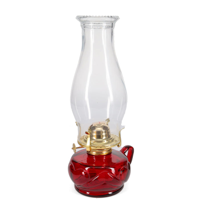 Red United Hearts Finger Lamp with Brass Plated Hardware (67470RB)