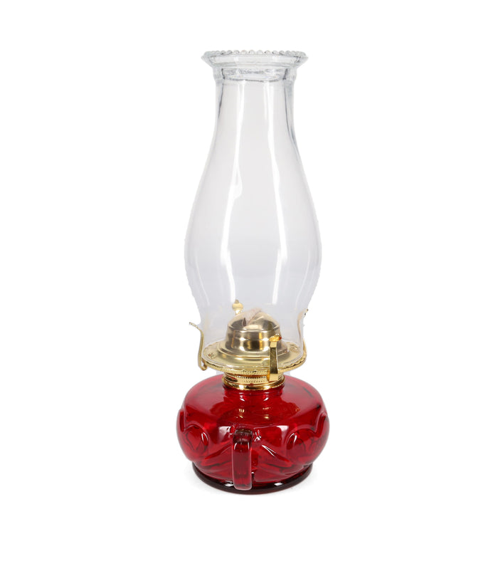 Red United Hearts Finger Lamp with Brass Plated Hardware (67470RB)