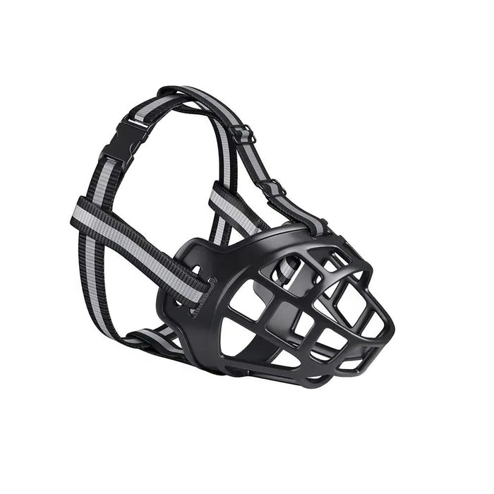 Reflective Adjustable Dog Muzzle – Breathable & Secure Fit