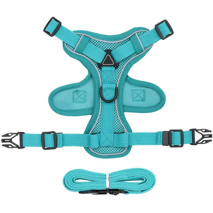 Reflective Cat Harness and Leash Set – Escape Proof Adjustable Cat Walking Vest