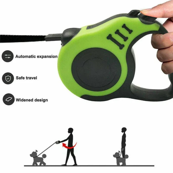 Retractable Dog Leash – Adjustable Extendable Lead for Dogs