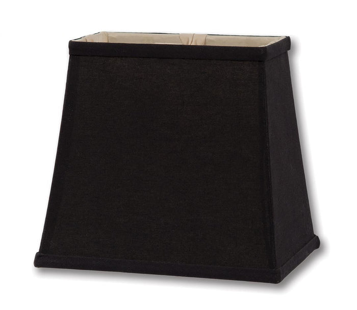 Retro Rectangle Lamp Shades - Black Color 100% Fine Linen  Material