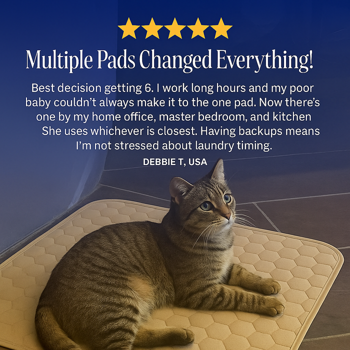 Reusable Pee Pad | Pet Training Mat – Waterproof Odor Control