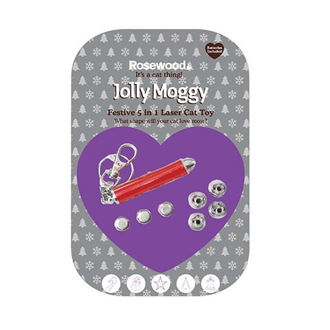 Rosewood Festive 5 In 1 Laser Cat Toy