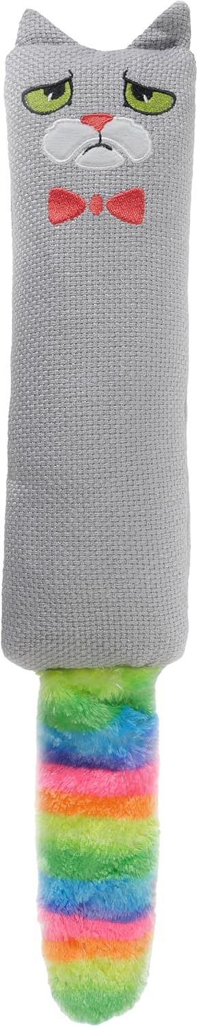Rosewood Moody Moggy Rainbow Kicker - 50cm Large Cat Kicker Toy