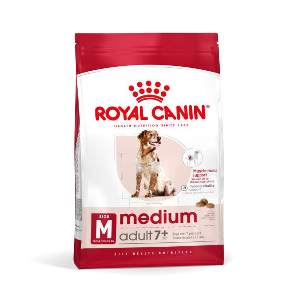 Royal Canin Medium Adult 7+ Size Health Nutrition Dry Dog Food