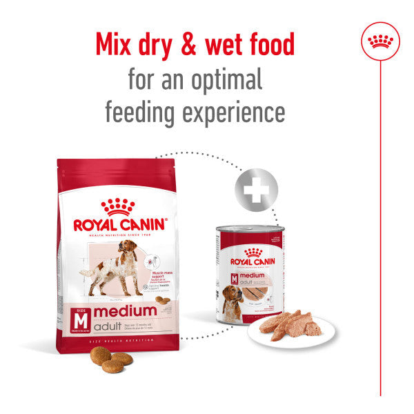 Royal Canin Medium Adult Size Health Nutrition Dry Dog Food