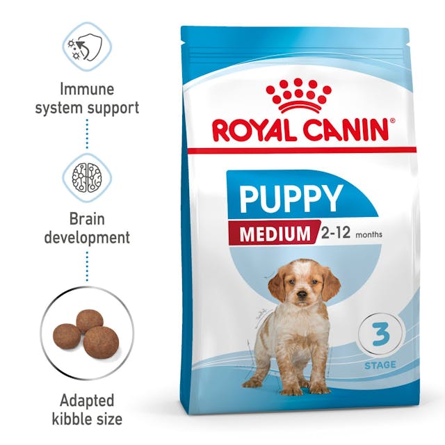 Royal Canin Medium Puppy Size Health Nutrition Dry Dog Food