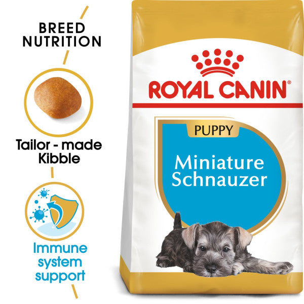 Royal Canin Miniature Schnauzer Puppy Breed Health Nutrition Dry Dog Food