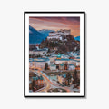 Salzburg Skyline Fine Art Photo Print, Austria Wall Decor Poster, Hohensalzburg Fortress