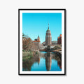 San Antonio Skyline Fine Art Photo Print, River Walk Reflection, Texas USA Wall Poster